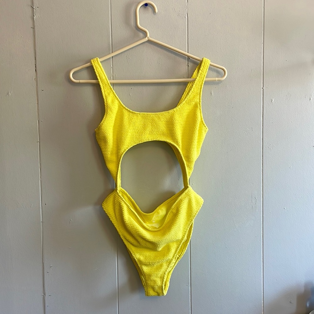 Yellow Monokini from Pacsun